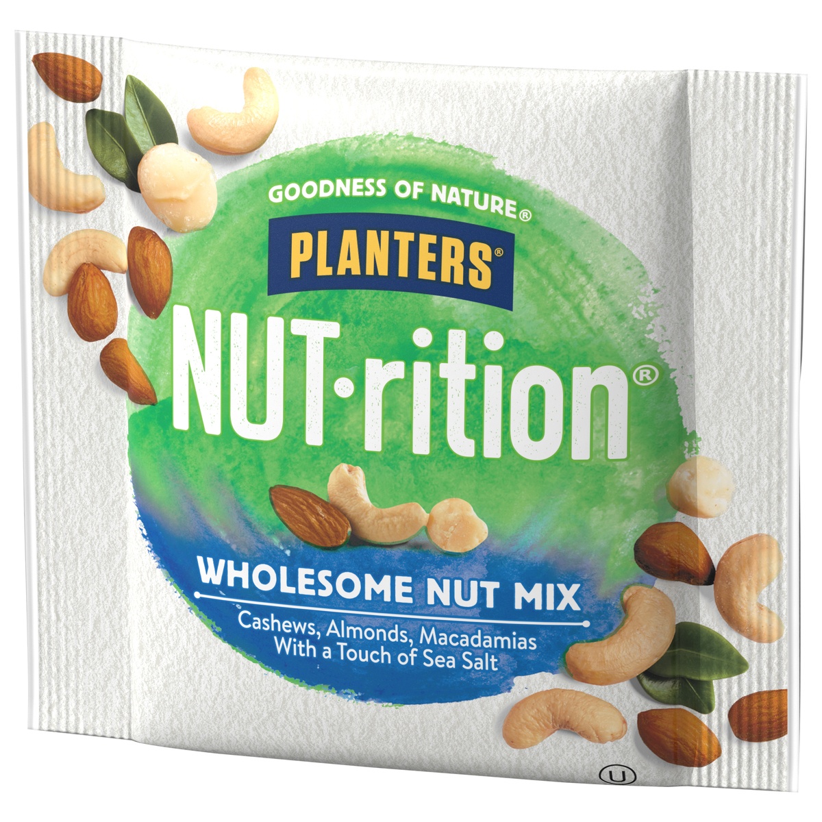 slide 3 of 10, Nut-rition Wholesome Nut Mix 1 ea, 7.5 oz