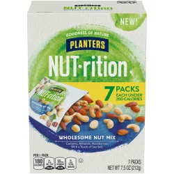 NUT-rition Wholesome Nut Mix with Cashews, Almonds, Macadamias, & Sea Salt Packs