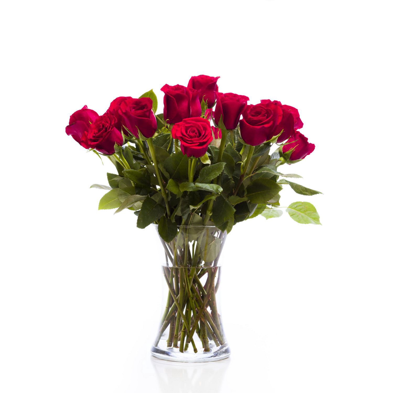slide 1 of 1, FLOWERS- DSD Ff Premium Red Rose Vase, 1 ct