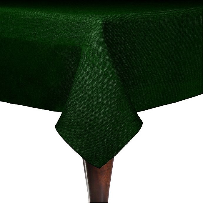slide 1 of 2, Ultimate Textile Havana Oblong Tablecloth - Hunter Green, 60 in x 108 in