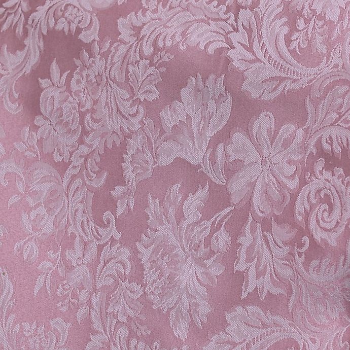 slide 2 of 2, Ultimate Textile Miranda Damask Oblong Tablecloth - English Rose, 60 in x 108 in