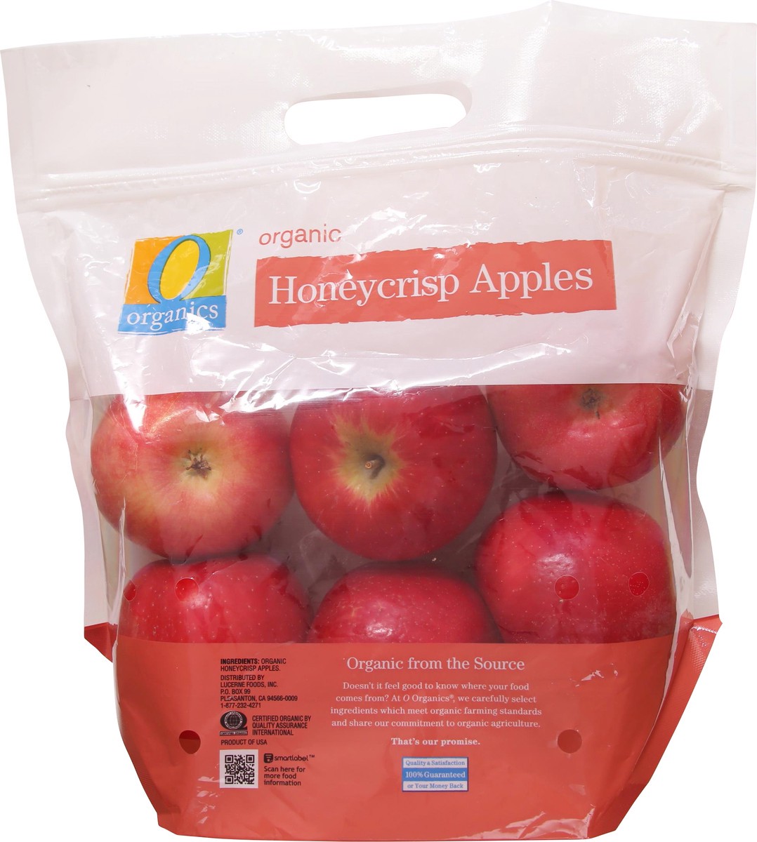 slide 2 of 7, O Organics Org Apples Honeycrisp, 2 lb