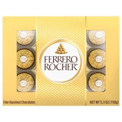 Ferrero Rocher Fine Hazelnut Chocolates 5.3 oz