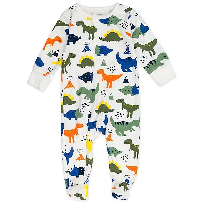 slide 3 of 5, Mac & Moon Newborn Dinosaur Organic Cotton Sleep N' Plays, 2 ct