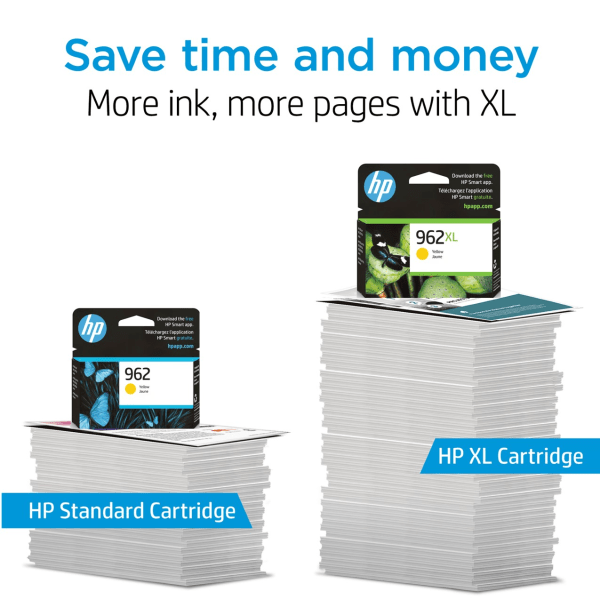 slide 8 of 8, HP 962Xl High Yield Original Ink Cartridge, Yellow (3Ja02An), 1 ct