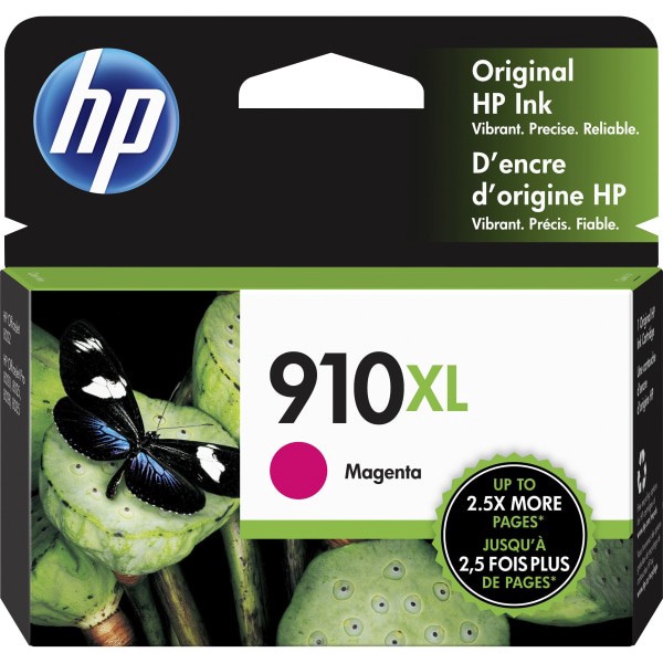 slide 8 of 10, HP 910Xl High Yield Original Ink Cartridge, Magenta (3Yl63An), 1 ct