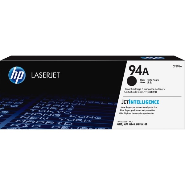 slide 2 of 2, HP 94A Black Original Laserjet Toner Cartridge (Cf294A), 1 ct