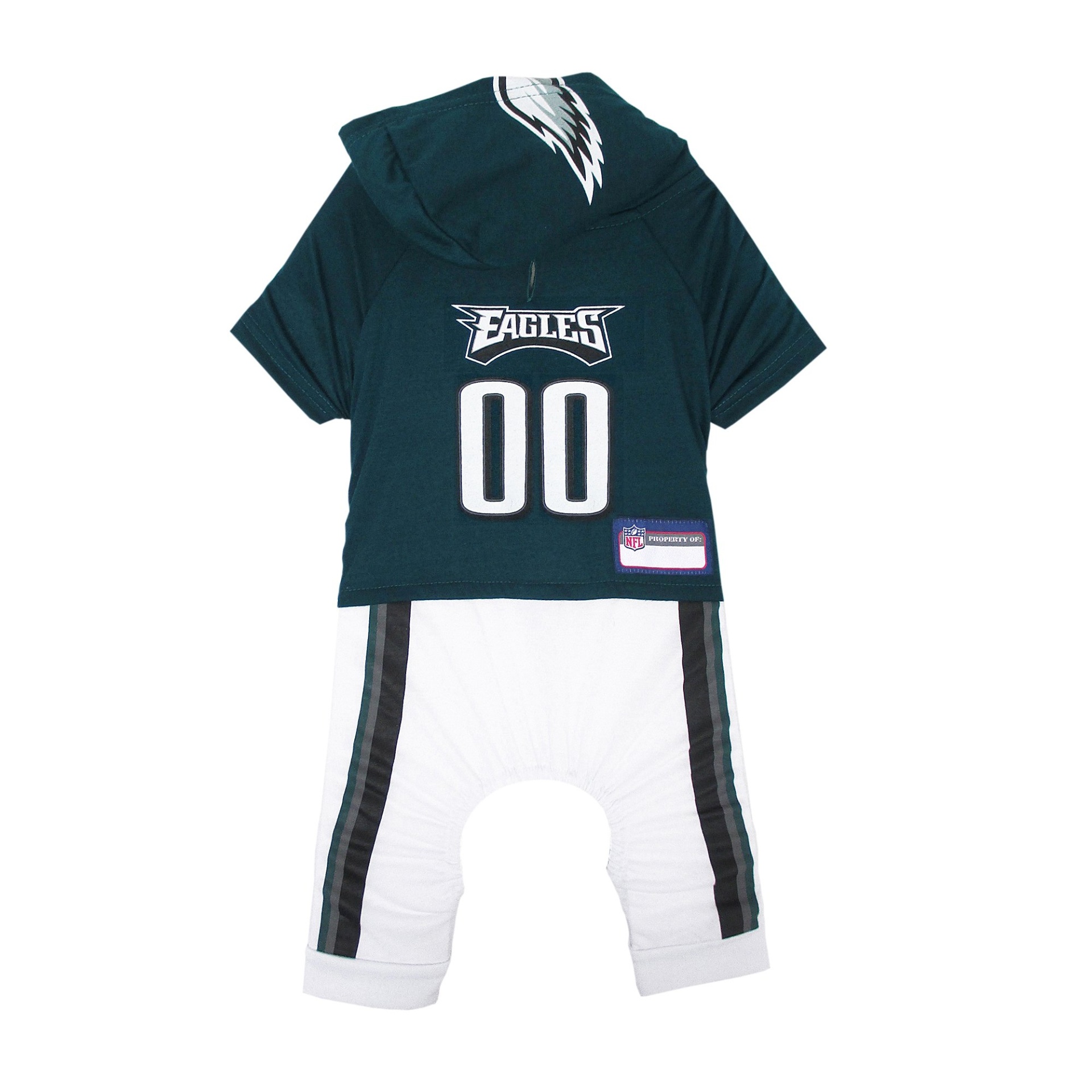 slide 1 of 1, Pets First Philadelphia Eagles Team Uniform Onesi for Dogs, LG