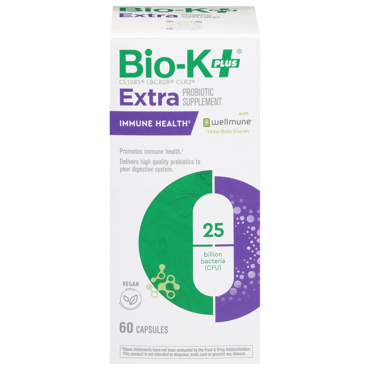 slide 3 of 4, Bio K Probiotic Immune Extra, 60 ct