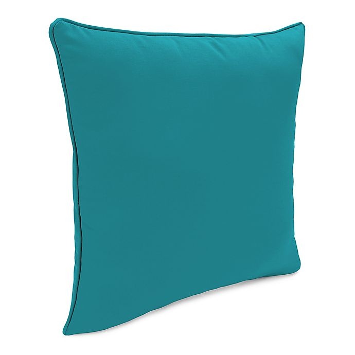 slide 2 of 2, Destination Summer Medford Solid Square Outdoor Throw Pillow - Ocean, 1 ct