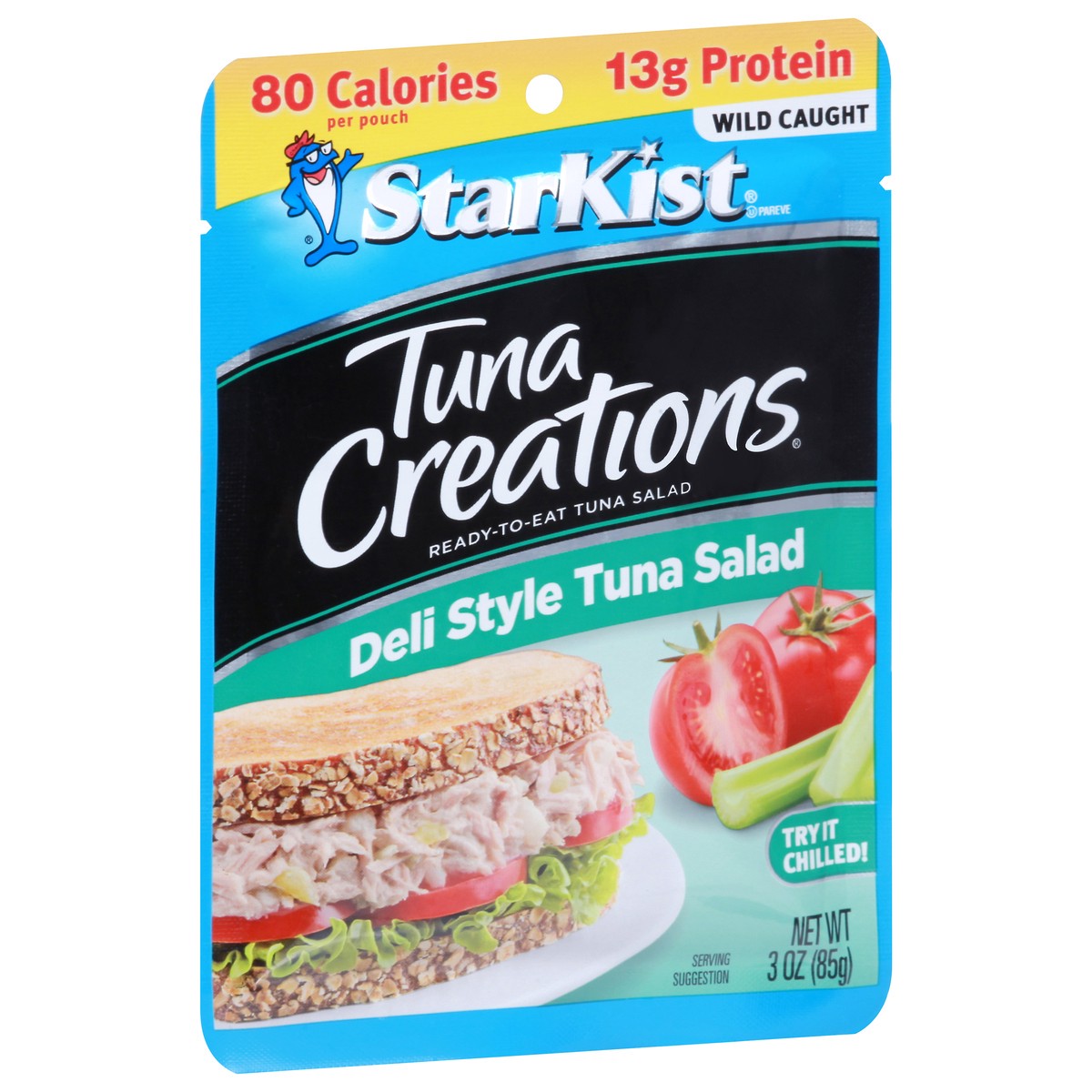 slide 4 of 8, StarKist Tuna Creations Wild Caught Deli Style Tuna Salad 3 oz, 3 oz