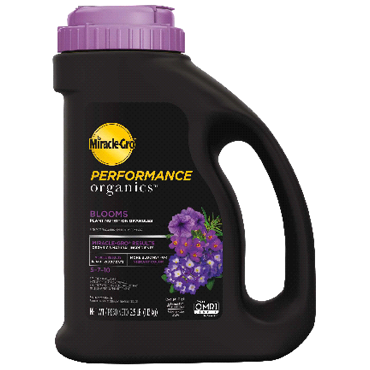 slide 1 of 1, Miracle-Gro Performance Organics Blooms Plant Nutrition Granules, 2.5 lb