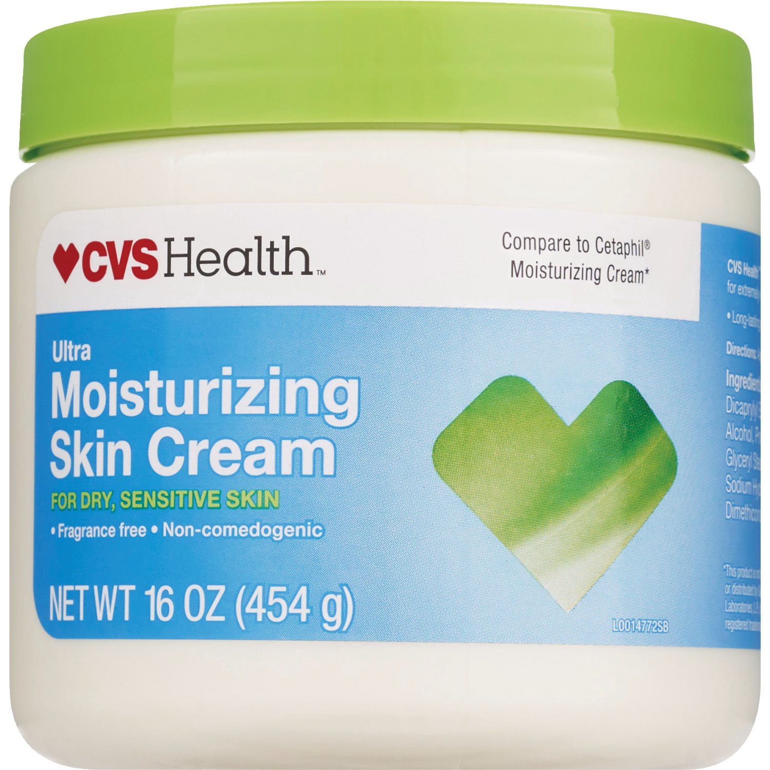 slide 1 of 2, CVS Health Cvs Ultra Moisturizing Skin Cream For Dry Sensitive Skin, 16 Oz, 1 ct