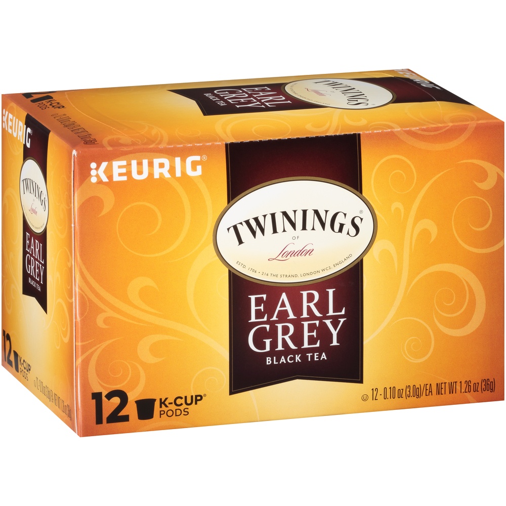 slide 3 of 7, Twinings Earl Grey K-Cups old pkg - 1.26 oz, 12 ct