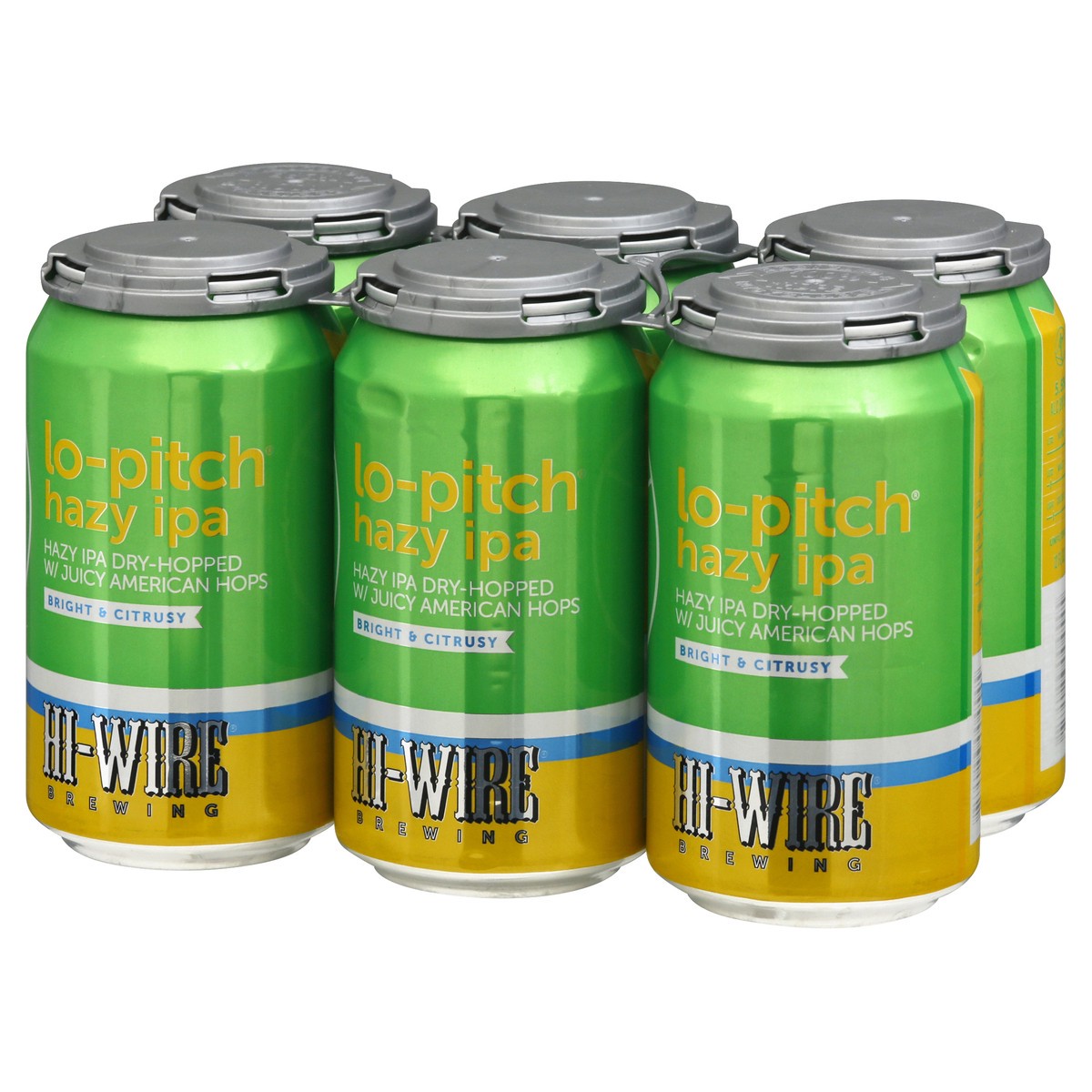 slide 8 of 9, Hi Wire Brewing Lo-Pitch Hazy IPA Bright & Citrusy Beer 6 ea, 6 ct