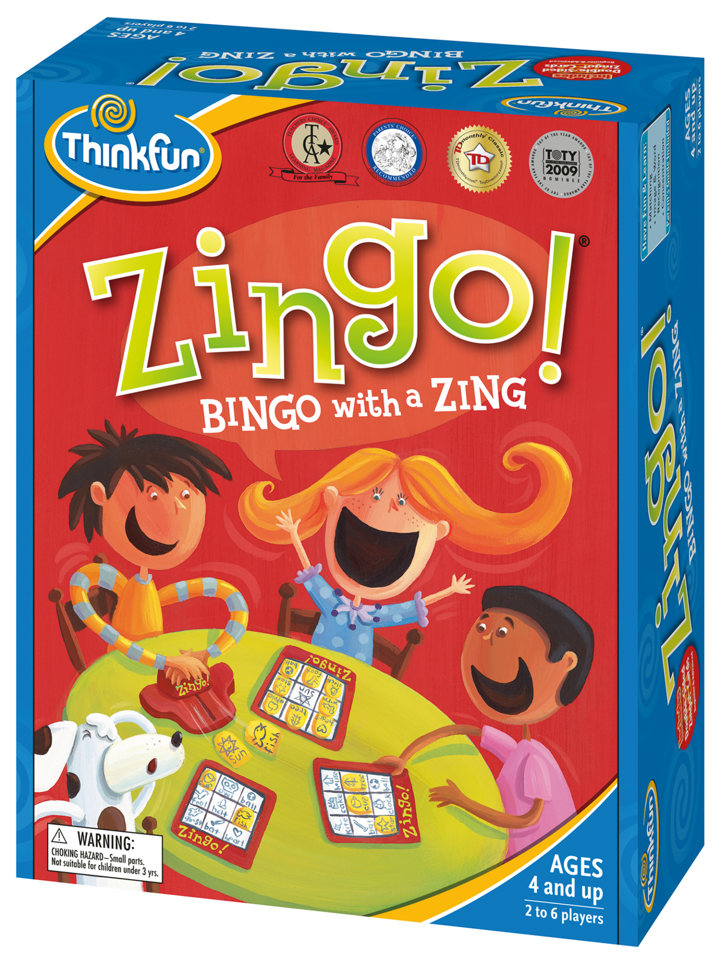 slide 3 of 4, ThinkFun Zingo! Family & Kids Board Game, 1 ct