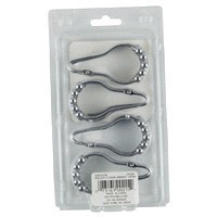 slide 5 of 5, ZENNA HOME Roller V Glide Hooks, Chrome, 1 ct