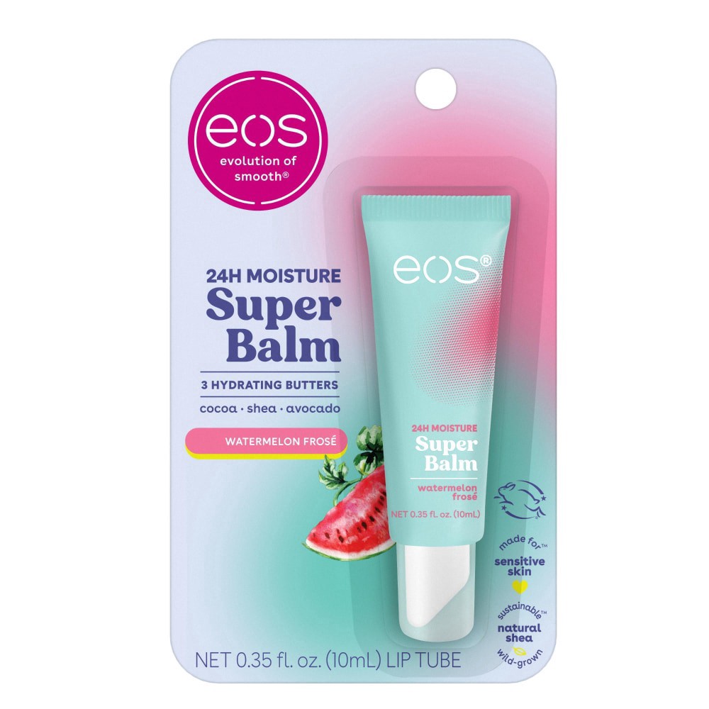 slide 1 of 2, eos Watermelon Super Lip Balm, 0.35 oz