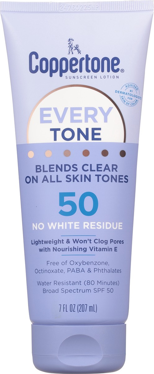 slide 8 of 9, Coppertone Every Tone SPF 50 Sunscreen Lotion, 7 fl. oz., 7 oz