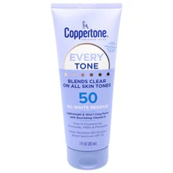 Coppertone Broad Spectrum SPF 50 Every Tone Sunscreen Lotion 7 fl oz