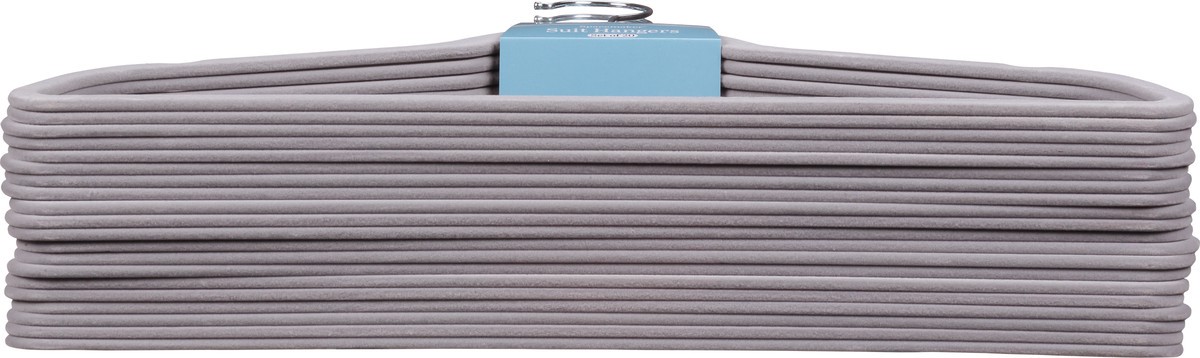 slide 8 of 9, Whitmor Spacemaker Suit Hangers S/20-Alloy, 20 ct
