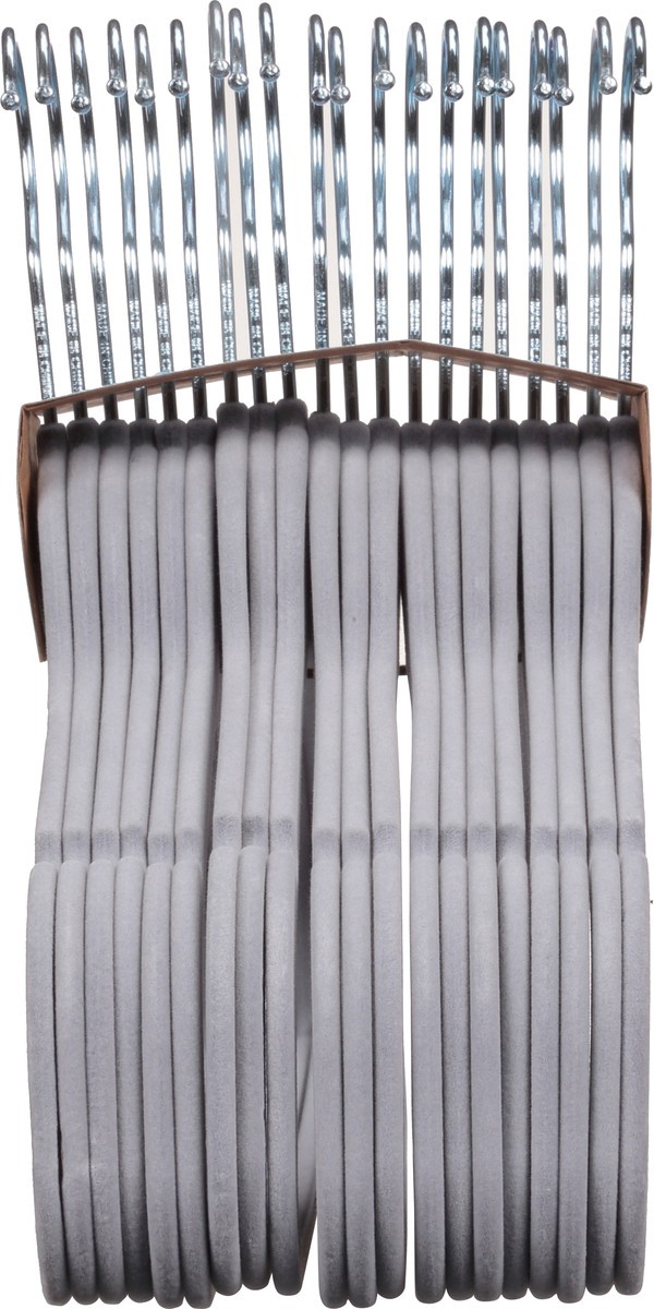 slide 4 of 9, Whitmor Spacemaker Suit Hangers S/20-Alloy, 20 ct