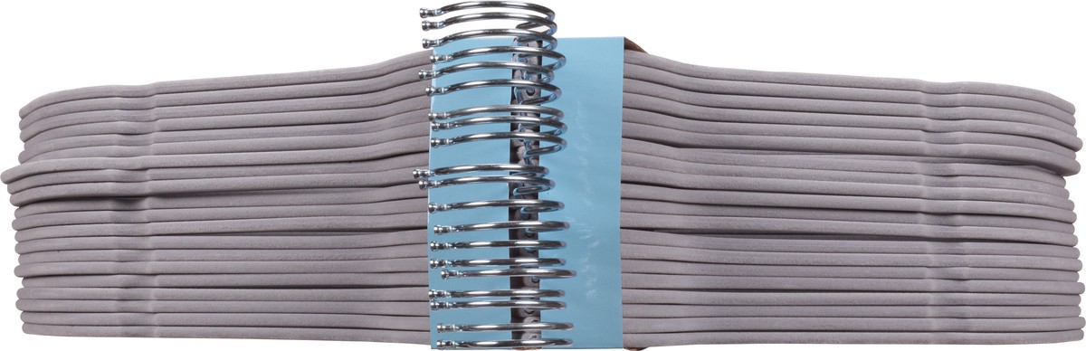 slide 5 of 9, Whitmor Spacemaker Suit Hangers S/20-Alloy, 20 ct