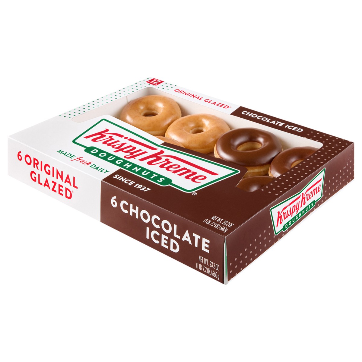 slide 6 of 7, Krispy Kreme 12-Count Doughnut Duo, 12 ct