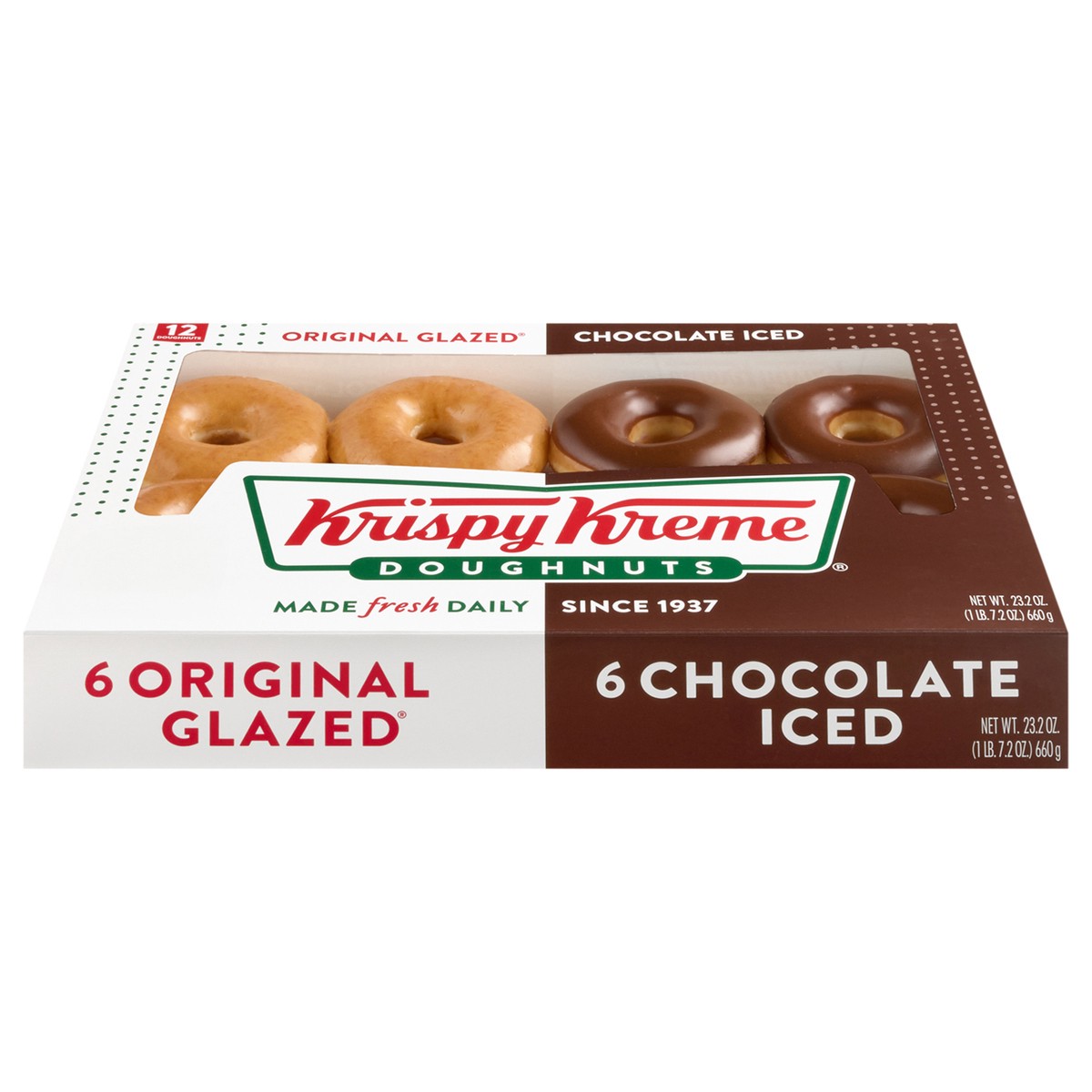 slide 5 of 7, Krispy Kreme 12-Count Doughnut Duo, 12 ct