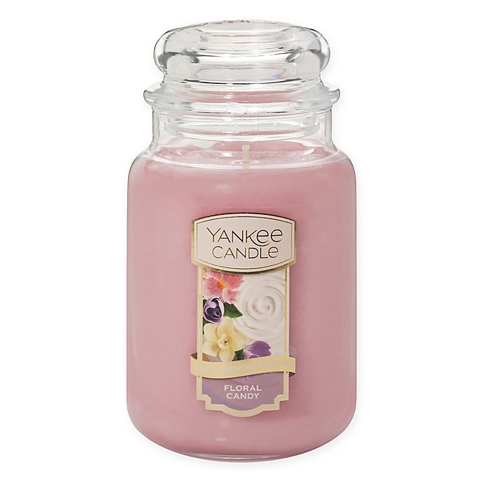slide 1 of 2, Yankee Candle Housewarmer Floral Candy Large Classic Jar Candle, 1 ct