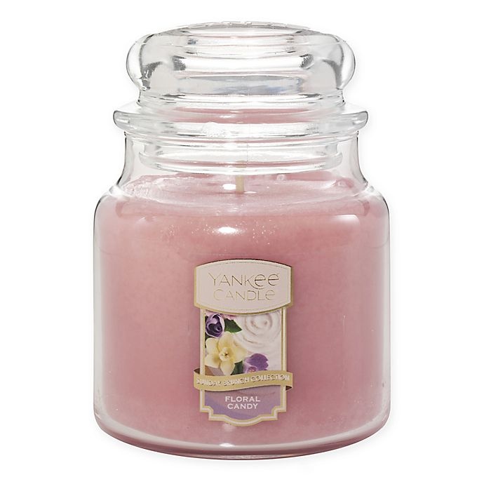 slide 1 of 2, Yankee Candle Housewarmer Floral Candy Medium Classic Jar Candle, 1 ct