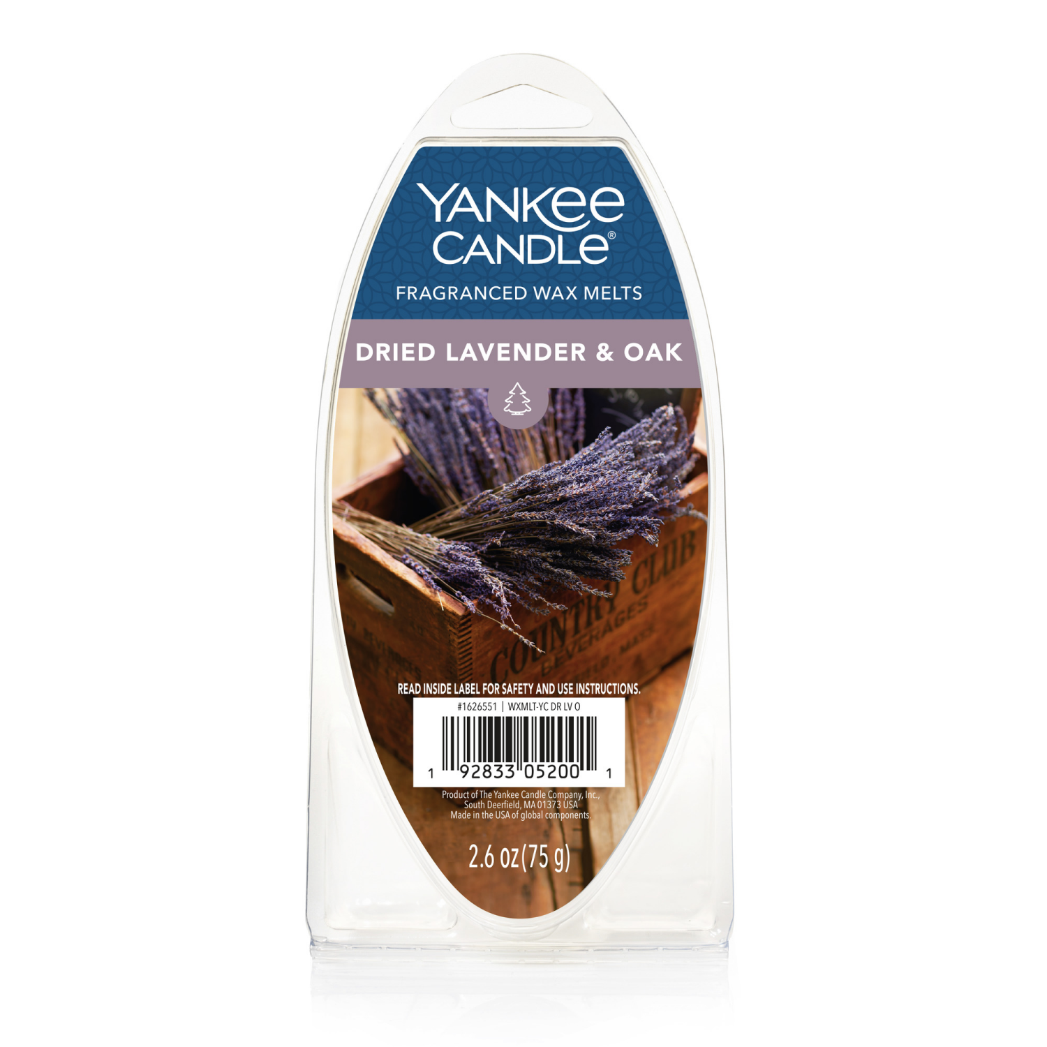 slide 1 of 1, Yankee Candle Fragranced Dried Lavender & Oak Wax Melts 2.6 oz, 2.6 oz