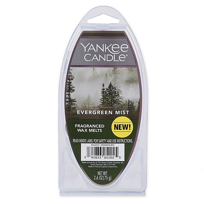 slide 1 of 1, Yankee Candle Evergreen Mist Wax Melts, 6 ct