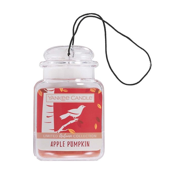slide 1 of 2, Yankee Candle Car Jar Ultimates Apple Pumpkin Air Freshener, 1 ct