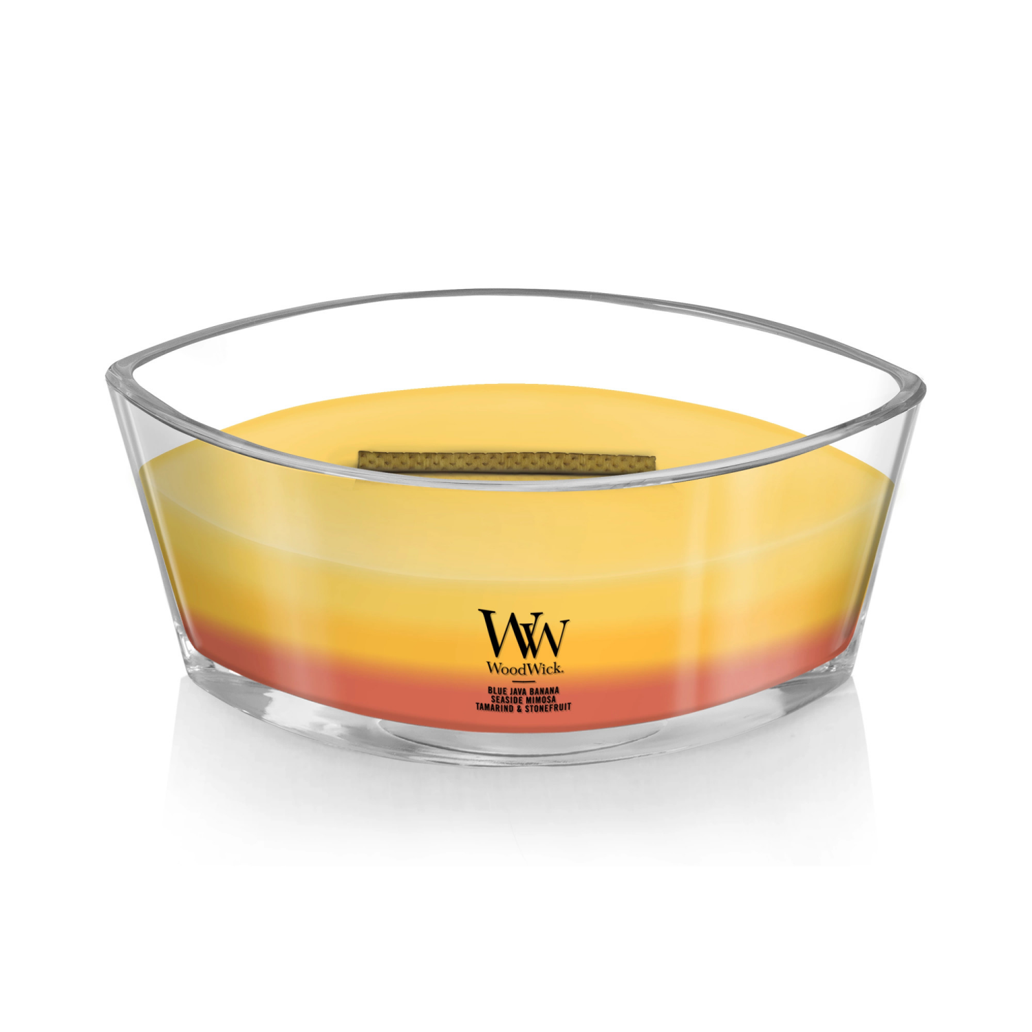 slide 3 of 4, WW Woodwick Ellipse Jar Trilogy Tropical Sunrise, 1 ct