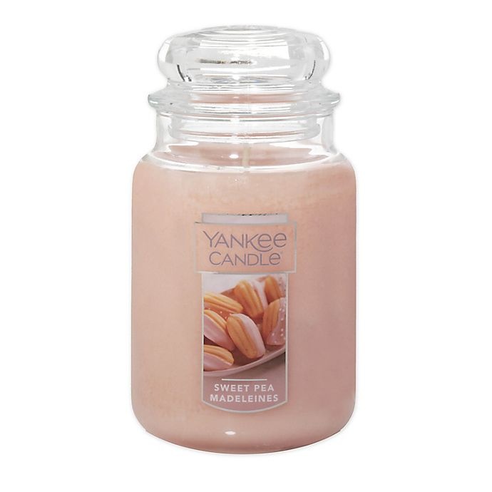 slide 1 of 1, Yankee Candle Sweet Pea Madeleines Large Classic Jar Candle, 1 ct