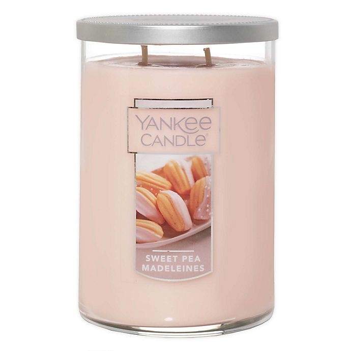 slide 1 of 1, Yankee Candle Sweet Pea Madeleines Large 2-Wick Tumbler Candle, 1 ct