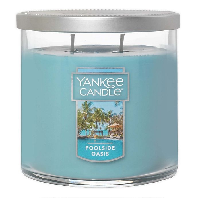 slide 1 of 1, Yankee Candle Poolside Oasis Medium 2-Wick Tumbler Candle, 1 ct