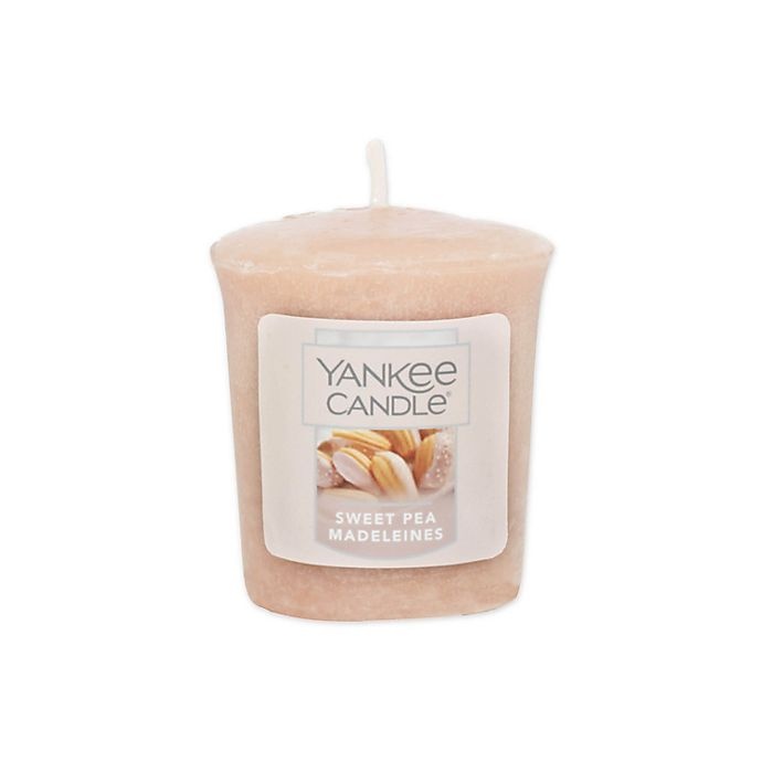 slide 1 of 1, Yankee Candle Samplers Sweet Pea Madeleines Votive Candle, 1 ct