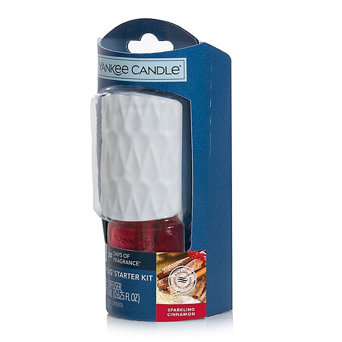 slide 2 of 2, Yankee Candle ScentPlug Base with Sparkling Cinnamom Refill Set, 1 ct