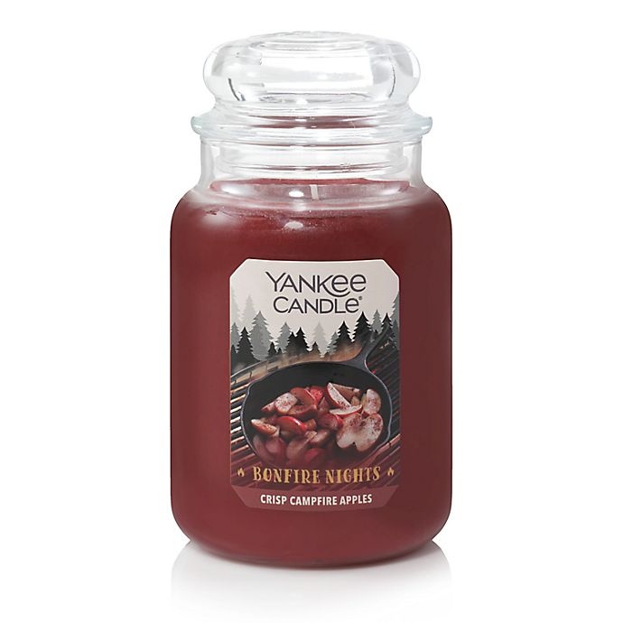 slide 1 of 1, Yankee Candle Crisp Campfire Apples Large Classic Jar Candle, 1 ct