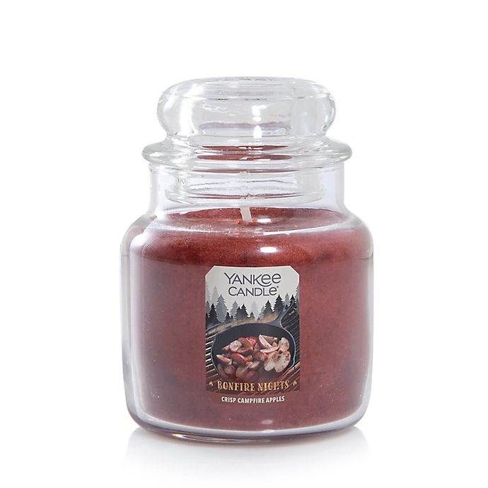slide 1 of 1, Yankee Candle Crisp Campfire Apples Small Classic Jar Candle, 1 ct