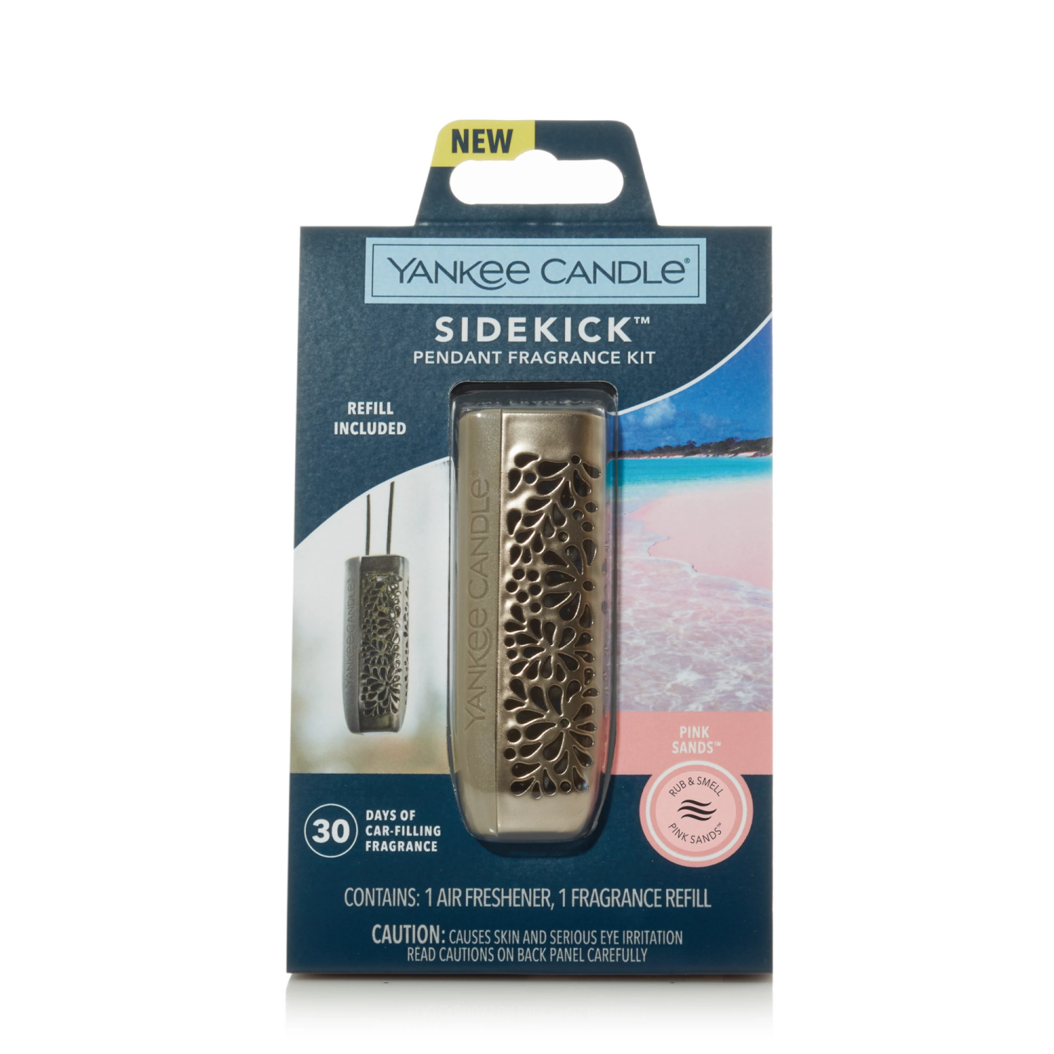 slide 1 of 4, Yankee Candle Sidekick Pendant Fragrance Pink Sands, 1 Kit, 1 ct