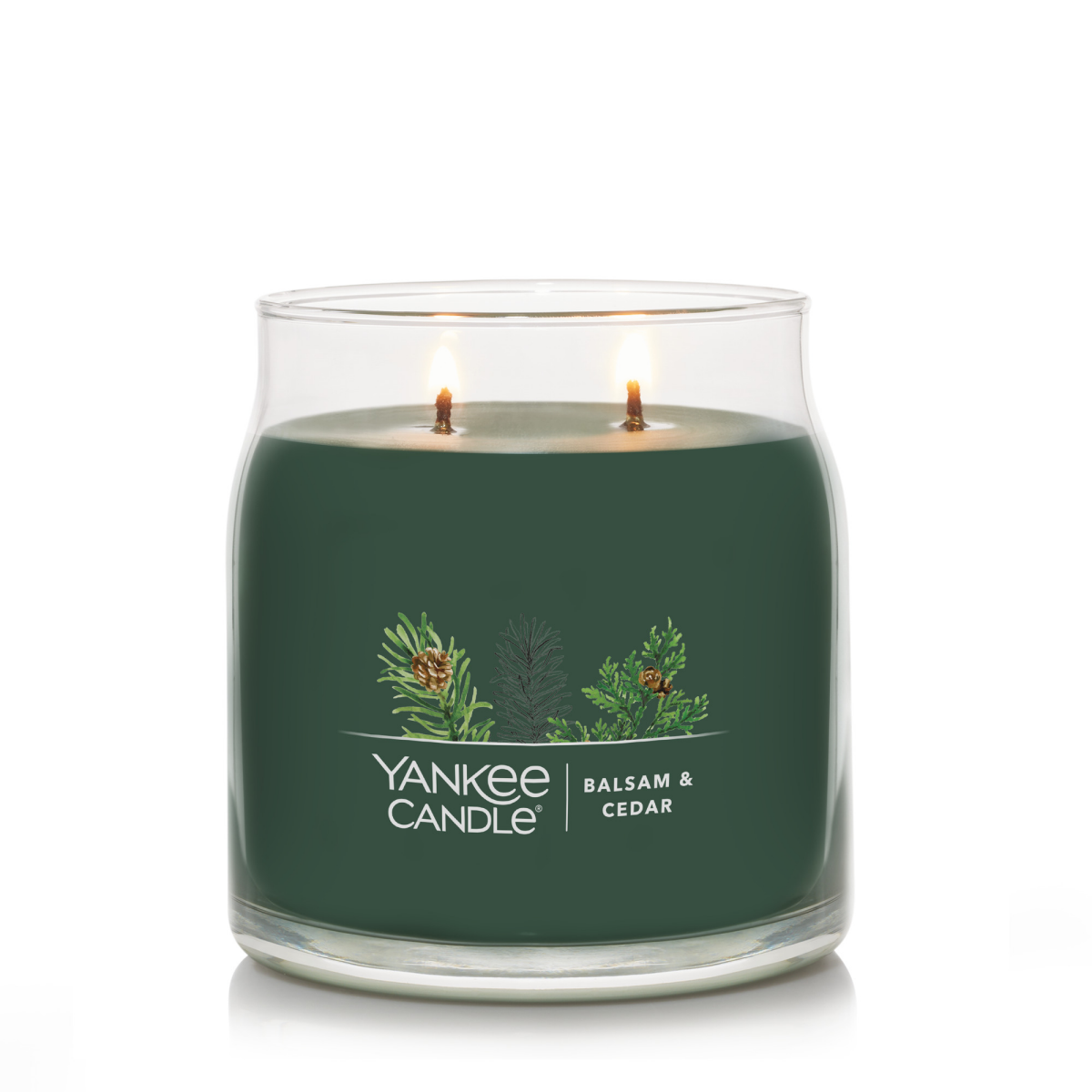 slide 2 of 3, Yankee Candle Balsam & Cedar Candle 1 ea, 1 ct