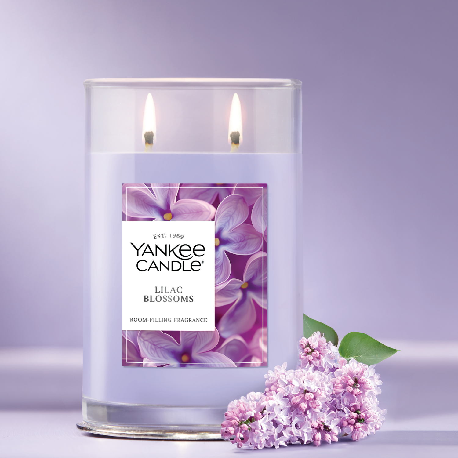 slide 2 of 6, Yankee Candle Signature Collection Lilac Blossoms Candle 1 ea, 1 ct