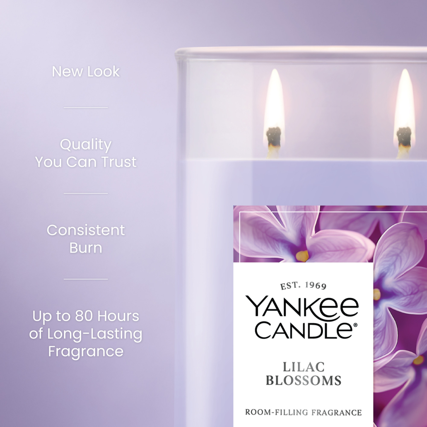 slide 6 of 6, Yankee Candle Signature Collection Lilac Blossoms Candle 1 ea, 1 ct