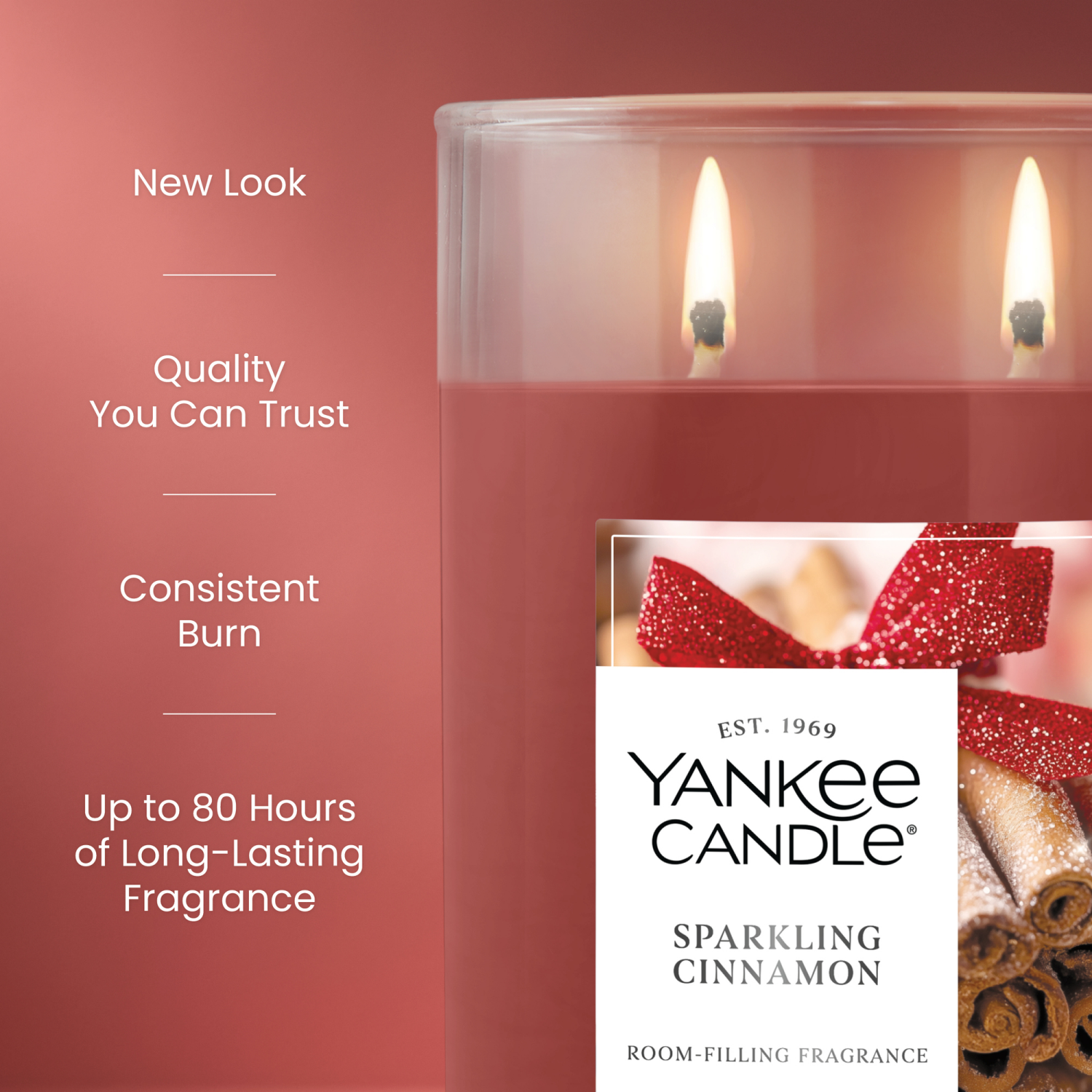 slide 6 of 6, Yankee Candle Signature Collection Large Tumbler Sparkling Cinnamon, 20 oz