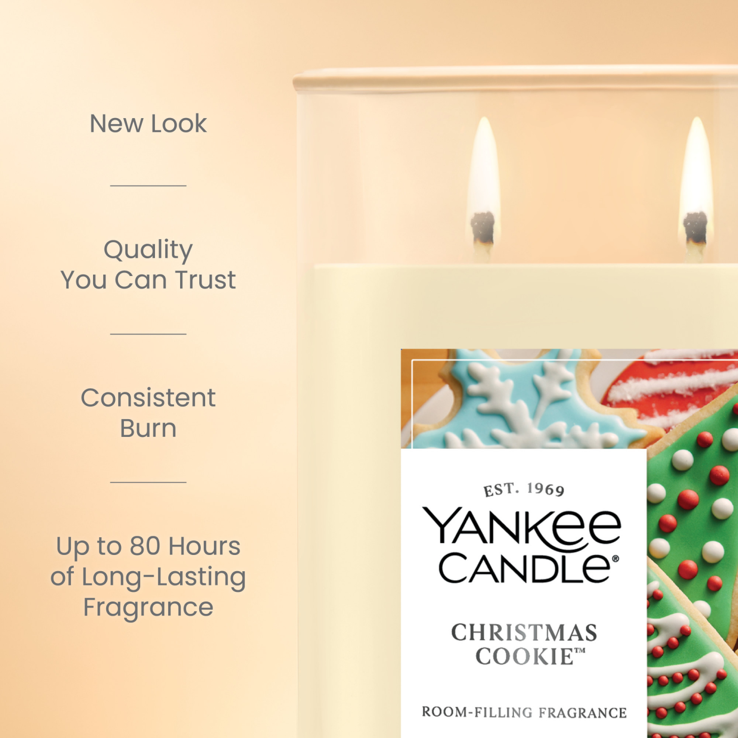 slide 5 of 5, Yankee Candle Signature Collection Large Tumbler Christmas Cookie, 20 oz