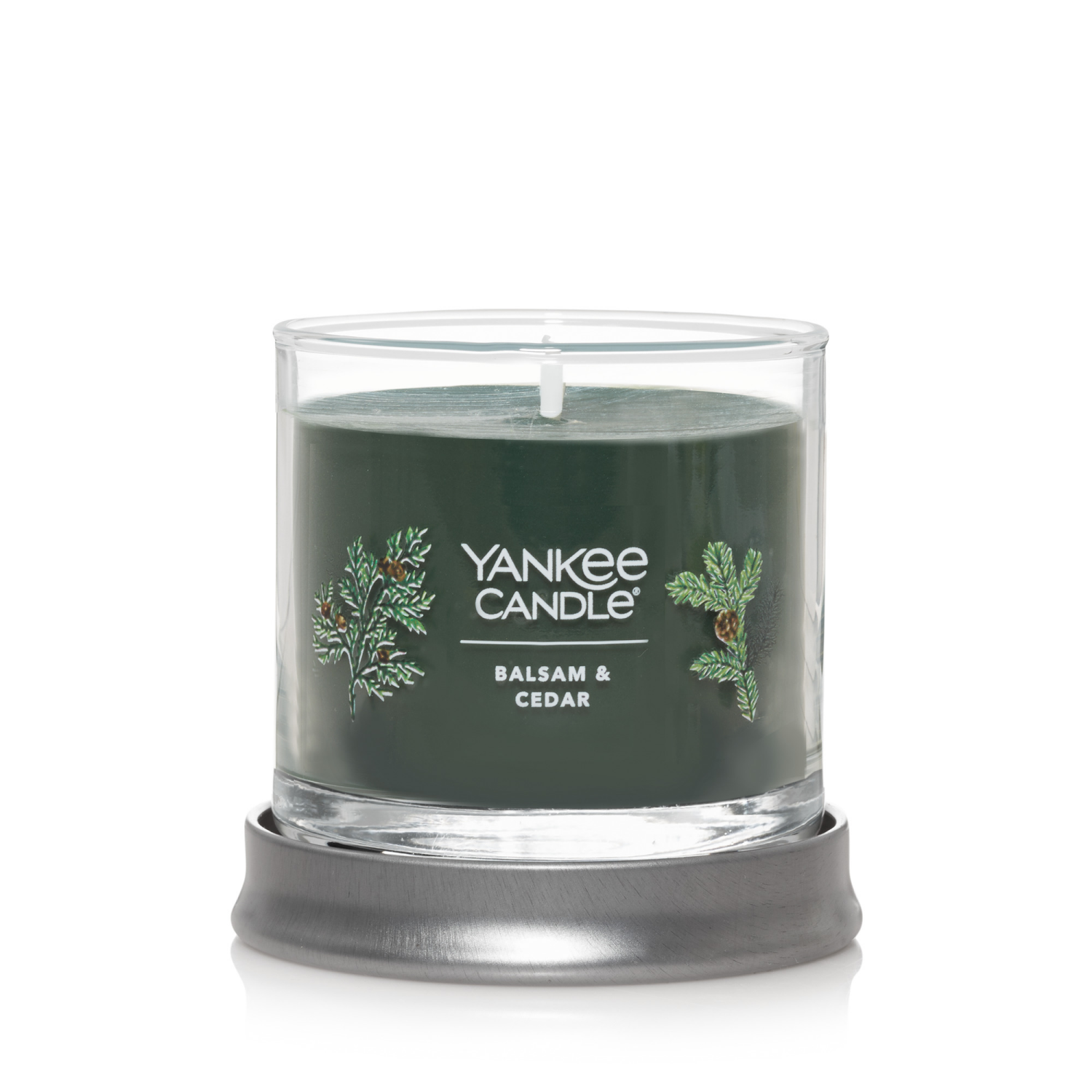 slide 5 of 6, Yankee Candle Signature Collection Small Tumbler Balsam & Cedar, 4.3 oz