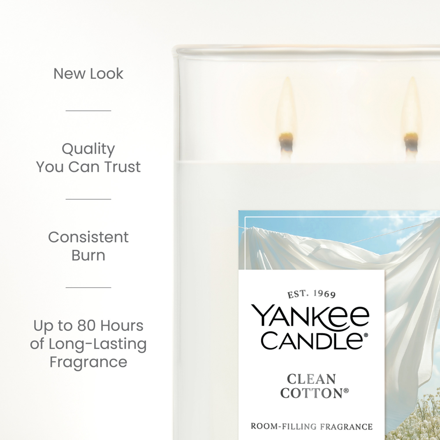 slide 6 of 6, Yankee Candle Signature Collection Large Tumbler Clean Cotton, 20 Oz., 20 oz